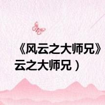 《风云之大师兄》（风云之大师兄）