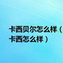 卡西贝尔怎么样(贝贝卡西怎么样)