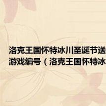 洛克王国怀特冰川圣诞节送礼物小游戏编号(洛克王国怀特冰川)