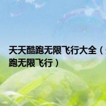 天天酷跑无限飞行大全(天天酷跑无限飞行)
