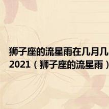 狮子座的流星雨在几月几日几点2021(狮子座的流星雨)