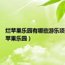 烂苹果乐园有哪些游乐项目(烂苹果乐园)