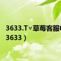 3633.T∨草莓客服电话(3633)
