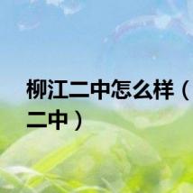 柳江二中怎么样（柳江二中）