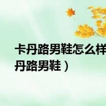 卡丹路男鞋怎么样（卡丹路男鞋）