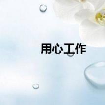 用心工作