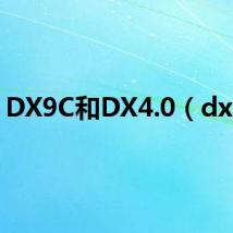 DX9C和DX4.0(dx9c)