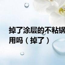 掉了涂层的不粘锅还能用吗(掉了)