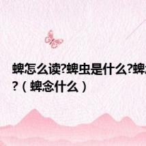 蜱怎么读?蜱虫是什么?蜱念什么?(蜱念什么)