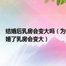 结婚后乳房会变大吗(为什么结婚了乳房会变大)