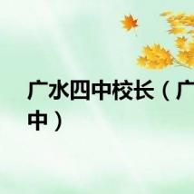 广水四中校长（广水四中）