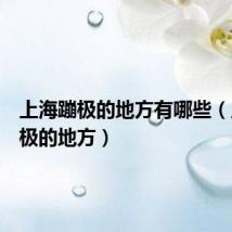 上海蹦极的地方有哪些(上海蹦极的地方)