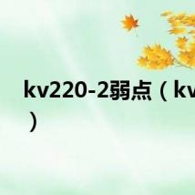 kv220-2弱点(kv 220)