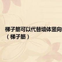 梯子筋可以代替墙体竖向钢筋吗(梯子筋)