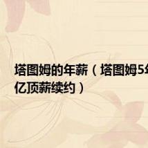 塔图姆的年薪(塔图姆5年1 95亿顶薪续约)