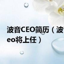 波音CEO简历(波音新ceo将上任)