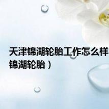 天津锦湖轮胎工作怎么样(天津锦湖轮胎)