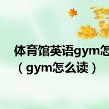 体育馆英语gym怎么读(gym怎么读)