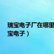 瑞宝电子厂在哪里（瑞宝电子）