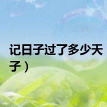 记日子过了多少天（记日子）
