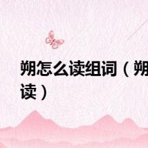 朔怎么读组词（朔怎么读）