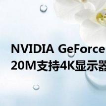 NVIDIA GeForce GT 520M支持4K显示器吗