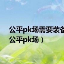 公平pk场需要装备吗（公平pk场）