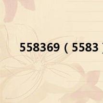 558369（5583）