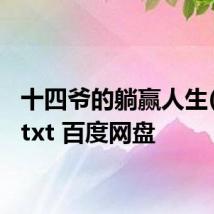 十四爷的躺赢人生(清穿)txt 百度网盘