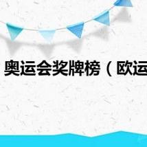 奥运会奖牌榜（欧运会）