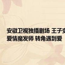 安徽卫视独播剧场 王子变青蛙 爱情魔发师 转角遇到爱