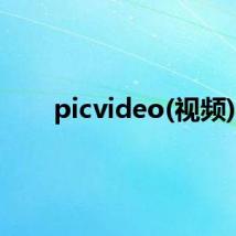 picvideo(视频)