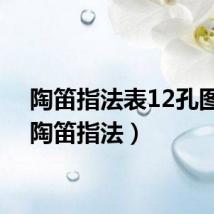陶笛指法表12孔图片(陶笛指法)