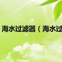 海水过滤器（海水过滤）