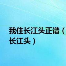 我住长江头正谱（我住长江头）