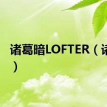 诸葛暗LOFTER（诸葛暗）