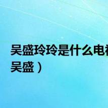 吴盛玲玲是什么电视剧（吴盛）