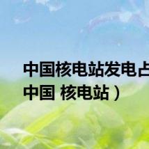 中国核电站发电占比(中国 核电站)