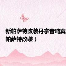 新帕萨特改装丹拿音响案例(新帕萨特改装)