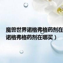 魔兽世界诺格弗格药剂在哪买(诺格弗格药剂在哪买)