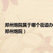 郑州炮院属于哪个街道办事处（郑州炮院）