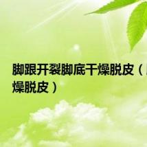 脚跟开裂脚底干燥脱皮(脚底干燥脱皮)