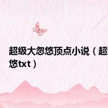 超级大忽悠顶点小说(超级大忽悠txt)