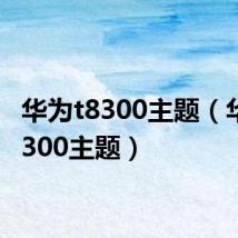 华为t8300主题(华为t8300主题)