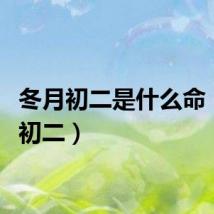 冬月初二是什么命（冬月初二）