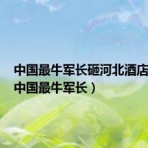 中国最牛军长砸河北酒店视频(中国最牛军长)