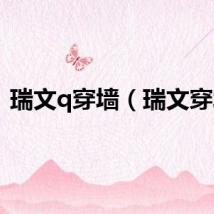 瑞文q穿墙（瑞文穿墙）