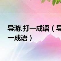 导游,打一成语（导游打一成语）