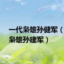 一代枭雄孙健军(一代枭雄孙建军)