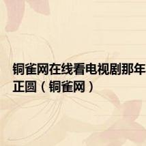 铜雀网在线看电视剧那年花开月正圆(铜雀网)
